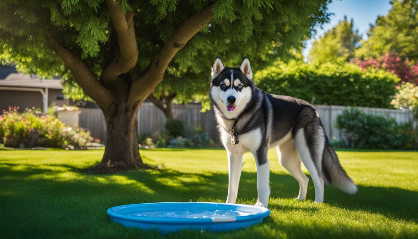 what to do with a husky in the summer